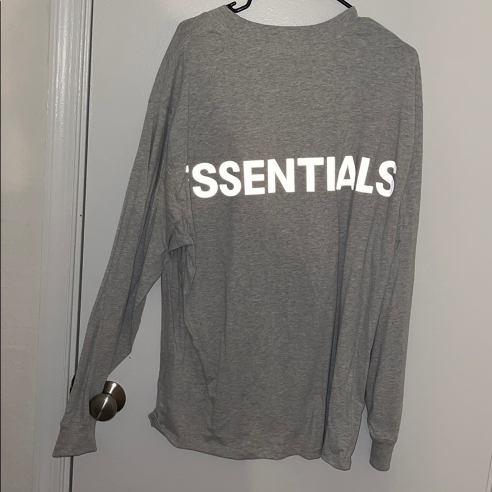 Fear of god- Essentials 3M LOGO LONG SLEEVE SHIRT